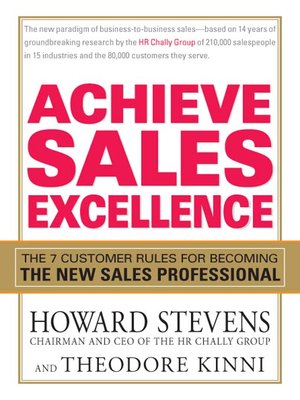 cover image of Achieve Sales Excellence